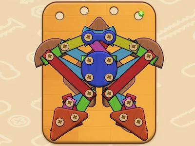 Wood Screw Puzzle